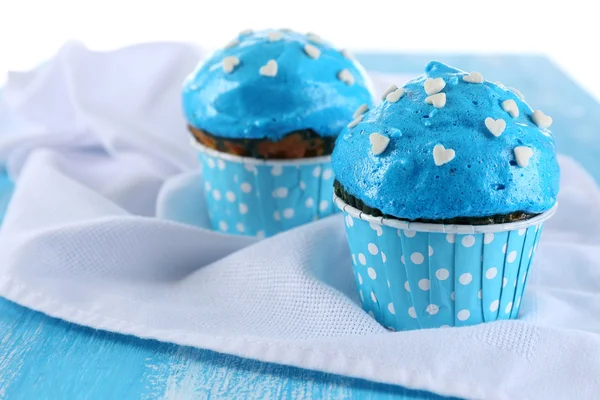 Tasty cupcake on table — Stock Photo, Image