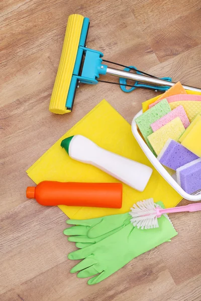 Schoonmaak producten en tools — Stockfoto