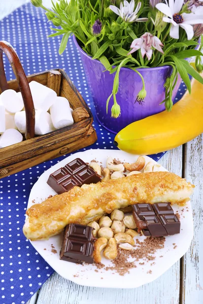 Sweetened fried banana — Stock Photo, Image