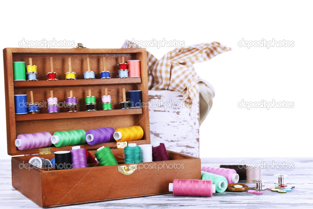 Colorful threads for needlework