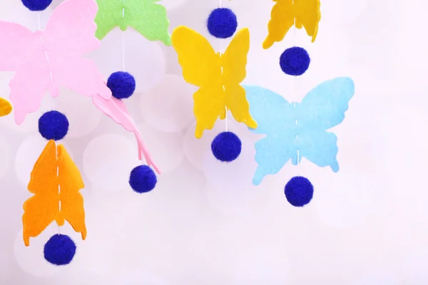 Guirnalda de mariposa hecha a mano —  Fotos de Stock