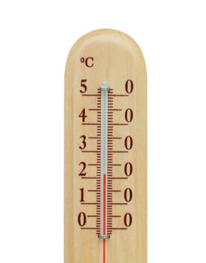 doğal zemin üzerinde termometre