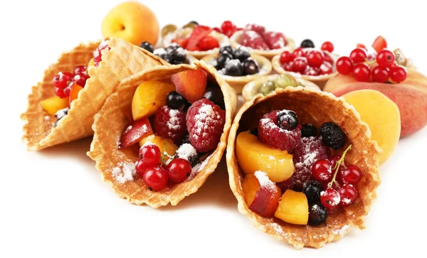 Postre de frutas frescas — Foto de Stock