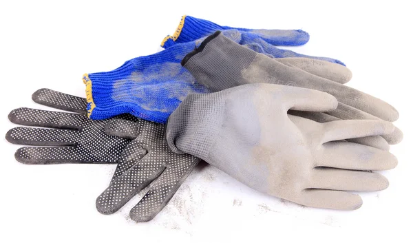 Guantes usados sucios — Foto de Stock