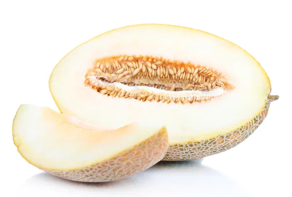 Mogen melon isolerad på vit — Stockfoto