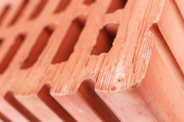 Brown brick texture, close up — Stock Photo, Image