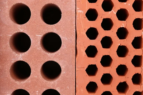 Brown bricks texture, close up — Stock Photo, Image