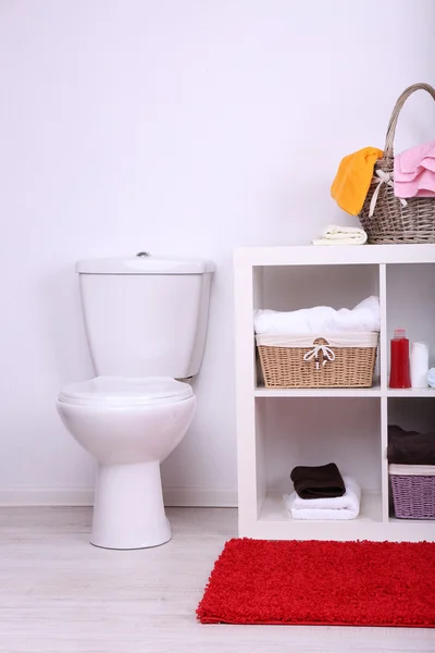 Shelves in bathroom — Stock Photo, Image