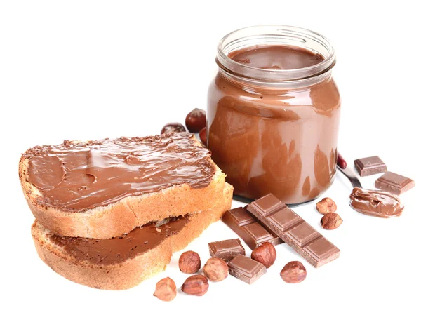 Słodki krem czekoladowy — Zdjęcie stockowe
