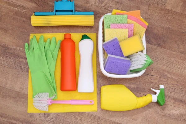 Cleaning products and tools — Stock Photo, Image