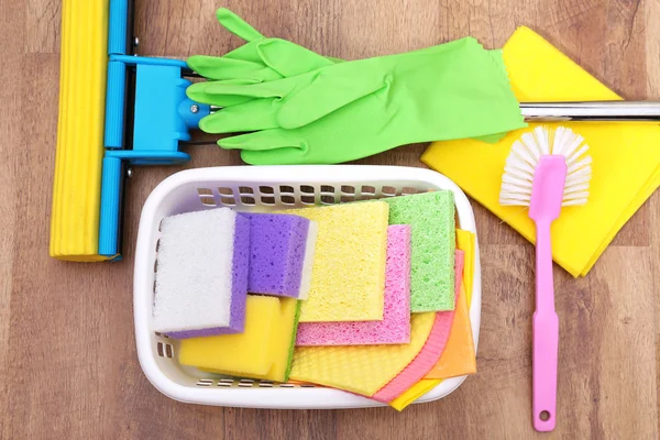 Cleaning products and tools — Stock Photo, Image