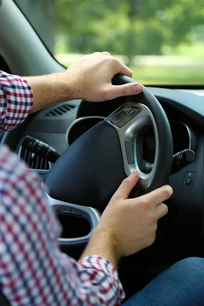 Coche de conducción — Foto de Stock