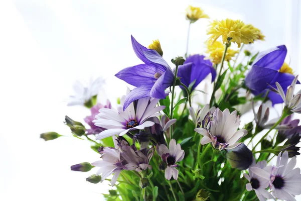 Lindas flores em casa decoração de interiores — Fotografia de Stock