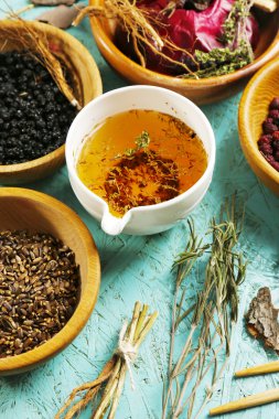 geleneksel Çin Bitkisel Tıp malzemeleri, yakın çekim