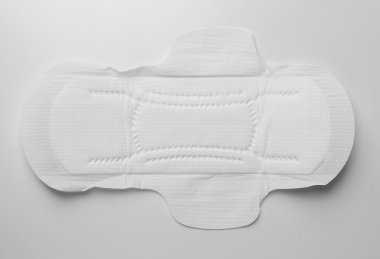 Beyaz izole kadın hijyen koruma