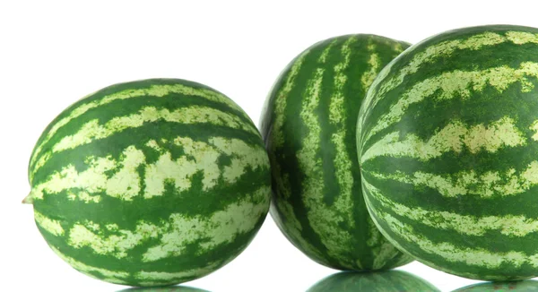 Zralé melouny izolovaných na bílém — Stock fotografie