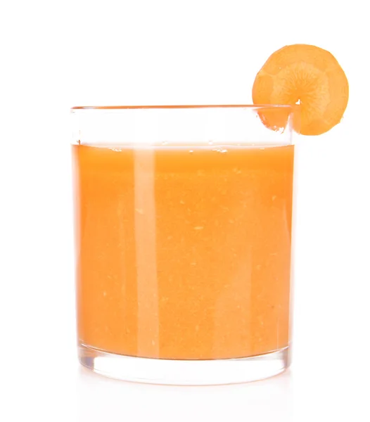 Ποτήρι χυμό καρότο — Φωτογραφία Αρχείου