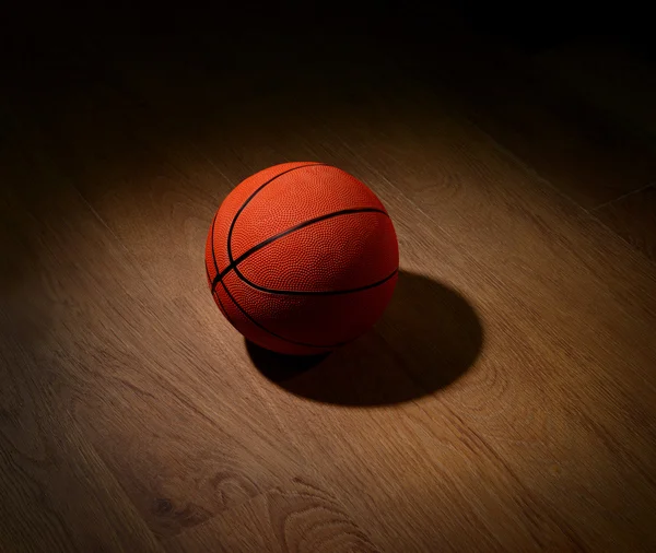 Baloncesto pelota en el suelo — Foto de Stock