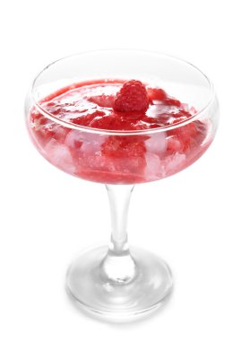 Bardak soğuk ahududu tatlı