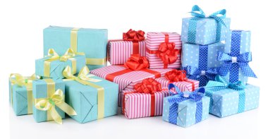 güzel hediyeler beyaz izole