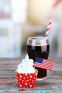 Amerikan vatansever tatil cupcake