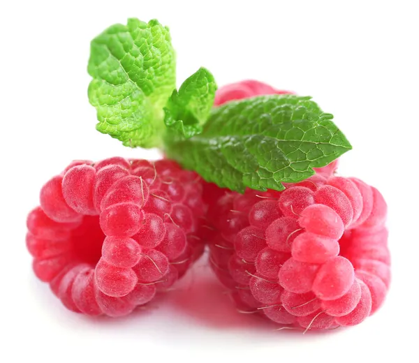 Frambuesas dulces maduras — Foto de Stock