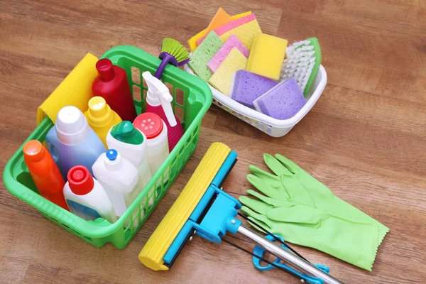 Productos y herramientas de limpieza —  Fotos de Stock