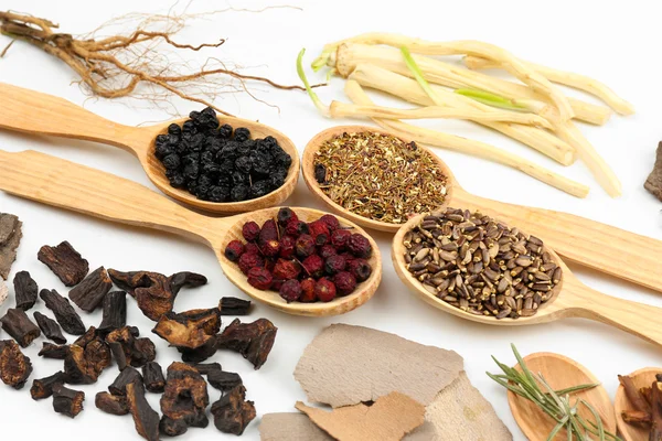 Traditional chinese herbal medicine — Stock Photo, Image