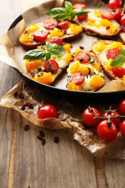 lezzetli domates bruschetta