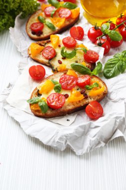 lezzetli domates bruschetta