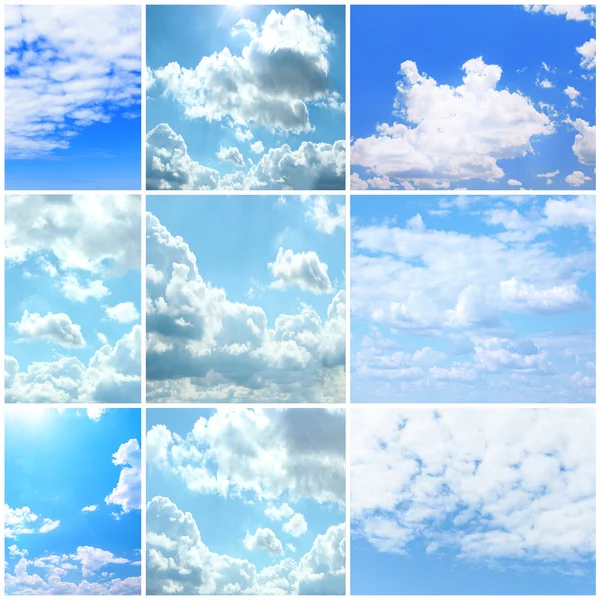 Sky collage — Stockfoto