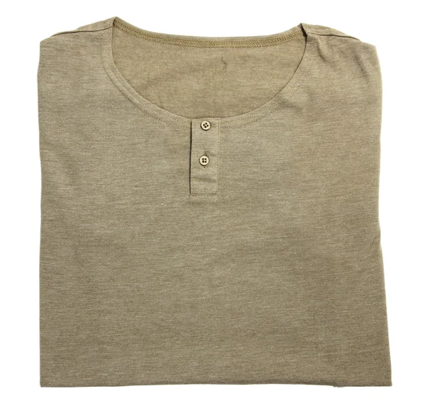 Male t-shirt isolated on white — Stock Photo, Image