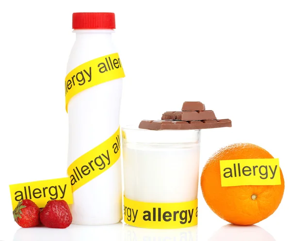 Аллергенная пища — стоковое фото