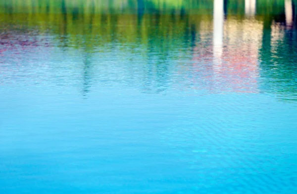 Blue water in pool — Stock Photo, Image