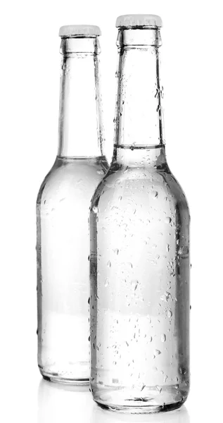 Garrafas de água isoladas em branco — Fotografia de Stock