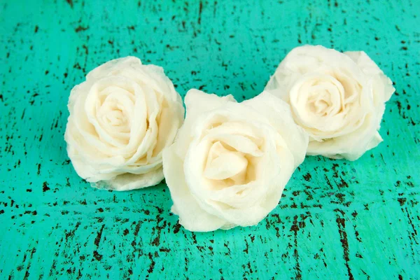 Ζάχαρη άσπρη τριαντάφυλλα — Φωτογραφία Αρχείου