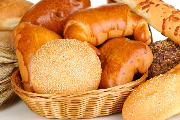 Variety of bread close up — Stock Photo, Image