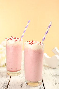 lezzetli milkshake tablo