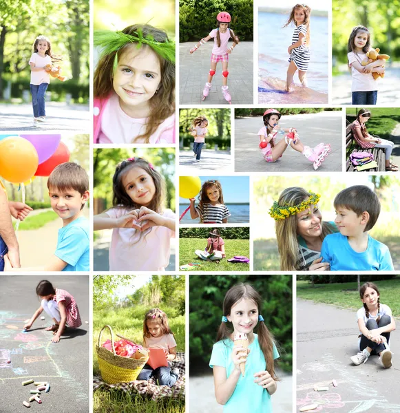 Kinderen spelen buiten — Stockfoto