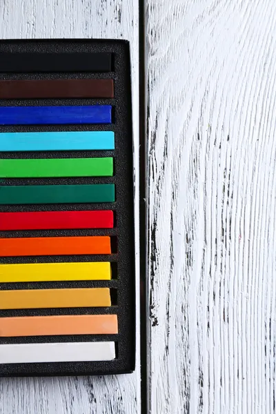 Colorful chalk pastels — Stock Photo, Image