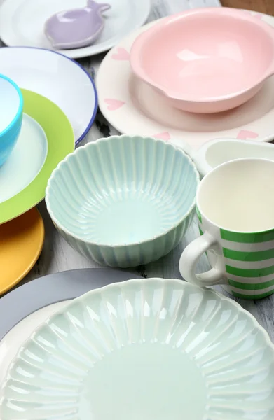Different tableware background — Stock Photo, Image