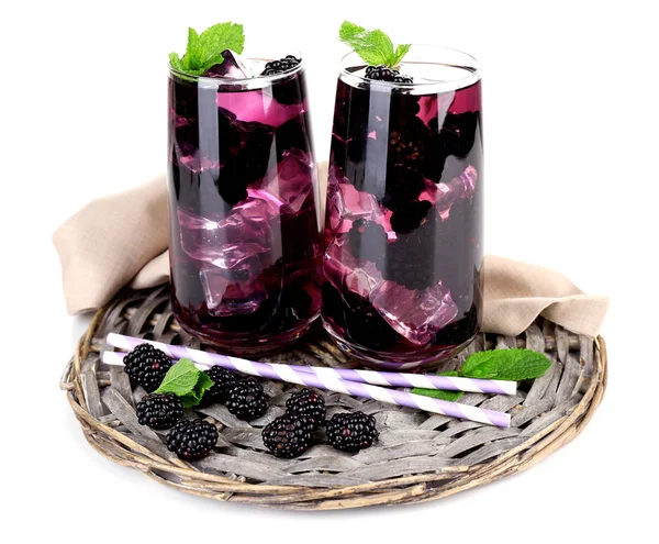 Chutné blackberry limonáda — Stock fotografie