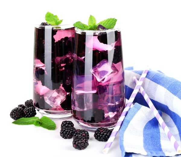 Välsmakande blackberry lemonad — Stockfoto