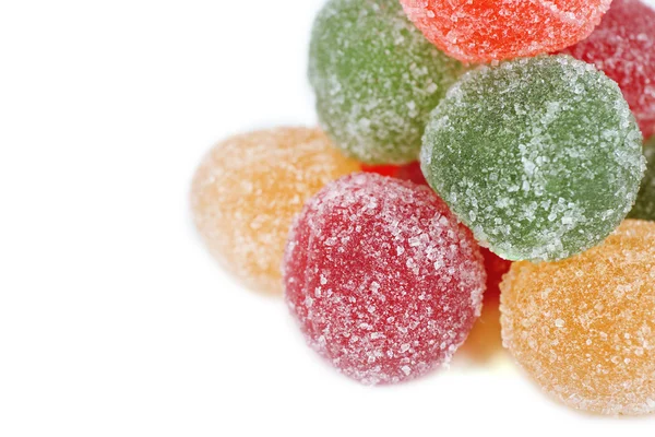 Caramelos de gelatina irritable aislados en blanco —  Fotos de Stock