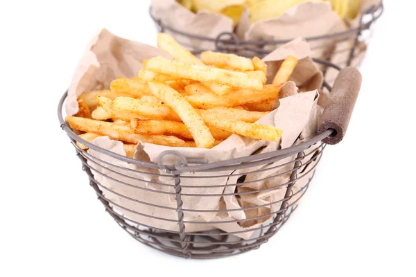 Saborosas batatas fritas — Fotografia de Stock