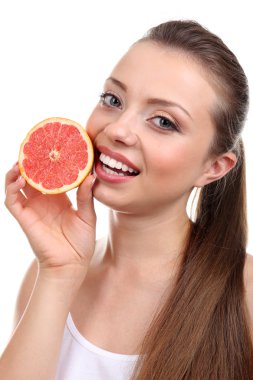 Greyfurt ile güzel kız