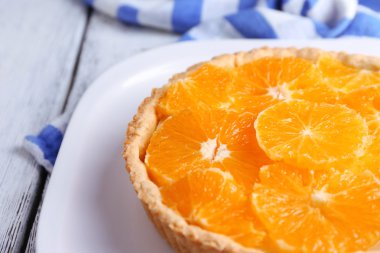 ev yapımı turuncu tart