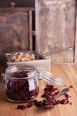 kurutulmuş hibiscus çay