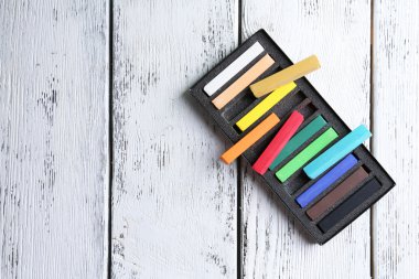 Kutusunda pastel tebeşir