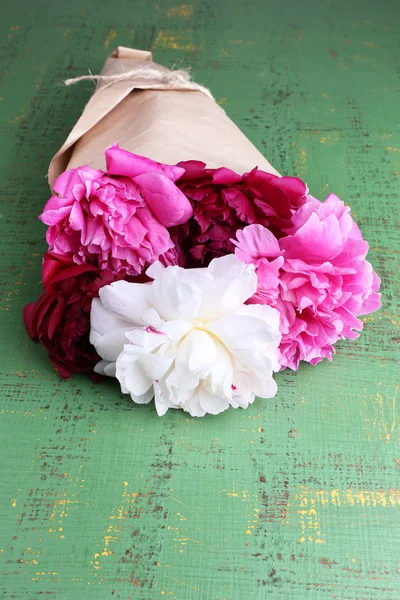 Bouquet of beautiful peonies — Stock Photo, Image